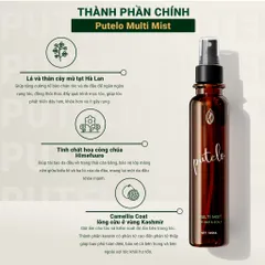 Xịt dưỡng tóc và da đầu 24h, bảo vệ, cấp ẩm, phục hồi tóc – Putelo Multi Mist 145ml – Chính hãng Nhật Bản