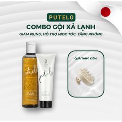 Bộ dầu gội lạnh & xả thực vật, trẻ hóa da đầu, giảm rụng, hỗ trợ mọc tóc – Putelo AR – Chính hãng Nhật Bản