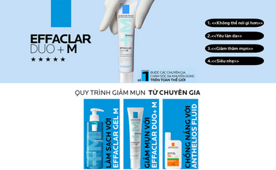 Kem Dưỡng La Roche-Posay Giảm Mụn Hiệu Quả 40ml - Effaclar Duo+ M