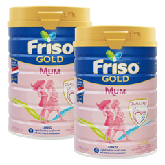 Combo 2 lon Sữa bầu Friso Mum Gold 900g hương cam