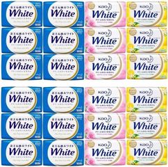Xà Phòng Kao White Soap Nhật Bản 130g | Xà Phòng Tắm Dịu Nhẹ, Dưỡng Ẩm Cho Da Nhạy Cảm