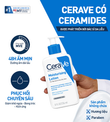 Sữa Dưỡng Ẩm CeraVe Cho Da Khô Đến Rất Khô - Moisturising Lotion
