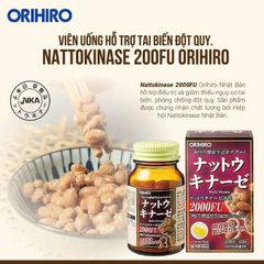 Viên Uống Nattokinase 2000FU Orihiro Nhật Bản – Hỗ Trợ Tuần Hoàn Máu & Sức Khỏe Tim Mạch
