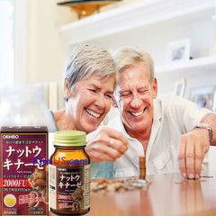 Viên Uống Nattokinase 2000FU Orihiro Nhật Bản – Hỗ Trợ Tuần Hoàn Máu & Sức Khỏe Tim Mạch