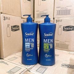 Sữa tắm Suave Men 3in1 Citrus Rush 828ml – tắm gội tiện lợi nam