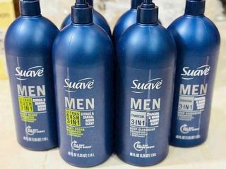 Sữa tắm gội 3in1 Suave Men làm sạch toàn thân tóc khỏe 1180ml