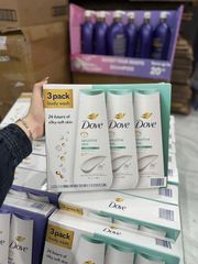 Set 3 chai Sữa tắm Dove Sensitive Body Wash 680ml mềm mịn