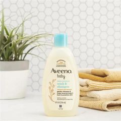Sữa tắm gội Aveeno Baby 532ml dịu nhẹ cho bé