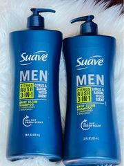 Sữa tắm Suave Men 3in1 828ml nam tiện lợi