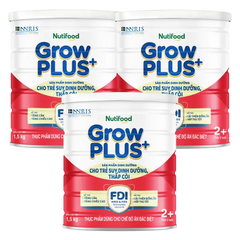 Combo 3 Sữa GrowPLUS+ Đỏ 2+ 1.5kg (Từ 2 tuổi)