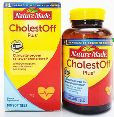 Viên uống giảm cholesterol Nature Made Cholest Off Plus 450mg 100 viên.Tu MY