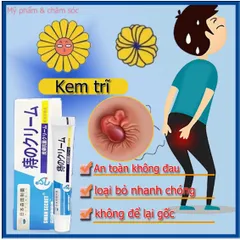 Nhật Bản Kem bôi trĩ gel bôi trĩ Loại bỏ Trĩ hỗn hợp trĩ nội trĩ ngoại ngứa ra máu nứt hậu môn Giảm sưng 20g