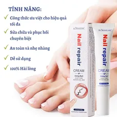 Kem loại bỏ nấm móng Tinh chất phục hồi móng 20g Kem phục hồi móng Móng kháng khuẩn chân loại nấm móng gãy móng chốn