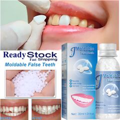 Keo dán răng Nhựa Nha Khoa Tạm Thời, Cứng, Keo Dán Răng Giả, Đạo Cụ Răng Giả Dính Tạm Thời Chứa Đồ Trang Trí Tiệc Tùn