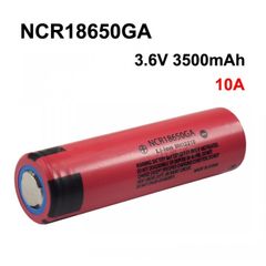 Pin Panasonic NCR18650GA 3500mAh - Dòng xả 10A, Pin Lithium-ion Mới 100% cho Thiết bị Điện tử Ổn định và Hiệu quả
