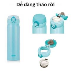Bình Giữ Nhiệt Thermos 500ml Nhật Bản – Giữ Nhiệt Lâu, Nhẹ, Tiện Lợi Mỗi Ngày