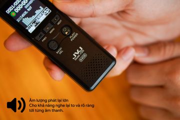 Máy Ghi Âm JVJ J125i 64GB - Thiết Bị Ghi Âm Chất Lượng Cao, MP3/WMA, Pin Lithium, Hàng Chính Hãng, Dụng Cụ Ghi Âm Tiện Lợi