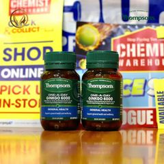 Viên uống bổ não, cải thiện trí nhớ và tập trung Thompson’s One-A-Day Ginkgo 6000mg 60 viên