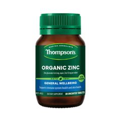 Viên uống kẽm hữu cơ Thompson’s Organic Zinc 80 viên