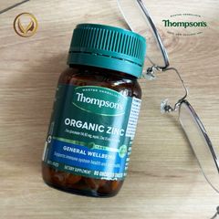 Viên uống kẽm hữu cơ Thompson’s Organic Zinc 80 viên