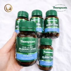 Viên uống bổ mắt và hỗ trợ mao mạch mắt Thompson’s One-A-Day Bilberry 12000mg 60 viên