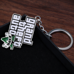 Móc Khóa Kim Loại GTA V – Grand Theft Auto 5 Logo Cao Cấp Phụ Kiện Sưu Tầm Game Thủ
