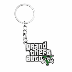 Móc Khóa Kim Loại GTA V – Grand Theft Auto 5 Logo Cao Cấp Phụ Kiện Sưu Tầm Game Thủ