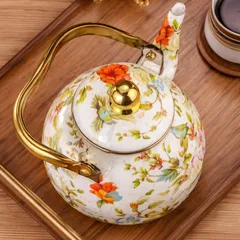 Ấm Trà Cà Phê Hoa Văn Truyền Thống Cao Cấp