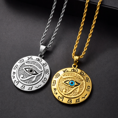 Dây Chuyền Eye of Horus – Mắt Thần Horus Bảo Hộ | Bùa Hộ Mệnh Ai Cập Cổ Đại
