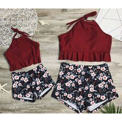 Set bikini mẹ và bé gái cho mùa hè sôi động