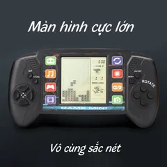 Máy Chơi Game Cầm Tay Tetris - Trò chơi Xếp Gạch Màn Hình Lớn 3.5 Inch Âm Thanh Cực Lớn