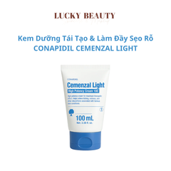 CONAPIDIL CEMENZAL LIGHT (tube) : Kem Dưỡng Hỗ Trợ Tái Tạo & Làm Đầy Sẹo Rỗ - Phục Hồi Chuyên Sâu Từ Tế Bào Gốc 100ML