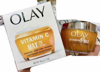 Kem dưỡng trắng da dưỡng ẩm Olay Vitamin C Max 2X Peptides, chính hãng Mỹ