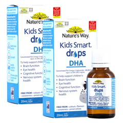 Combo 2 Thực phẩm bảo vệ sức khỏe Kids Smart Drops DHA