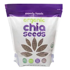 Hạt Chia Seeds Organic Monda Foods 1.36kg của Mỹ