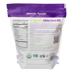 Hạt Chia Seeds Organic Monda Foods 1.36kg của Mỹ