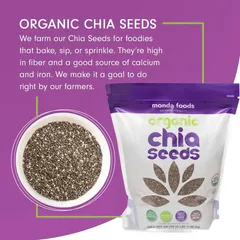 Hạt Chia Seeds Organic Monda Foods 1.36kg của Mỹ