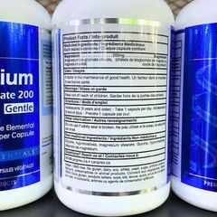 Viên uống CanPrev Magnesium Bis-Glycinate 200mg Giúp giảm căng thẳng,cải thiện giấc ngủ ,chuột rút,tim mạch,Tăng cường sức khỏe xương