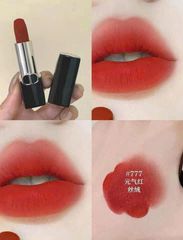 Son Dior 777 Rouge Couture Velvet & Satin - Đỏ Thời Thượng Chất Satin Dưỡng Ẩm, Kem Môi Cao Cấp