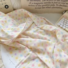 [sẵn] Vải linen xô hoa nhí, dệt 2 lớp 100% tự nhiên, siêu nhẹ, màu sắc tươi sáng ngọt ngào của mùa hè 2025