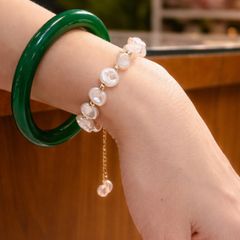 HÀNG THỜI TRANG - Vòng chuỗi hạt ngọc nhân tạo co rút thời trang