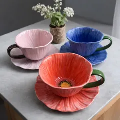 Ly Trà Hoa Nghệ Thuật – Tách Trà Cao Cấp Phong Cách Vintage