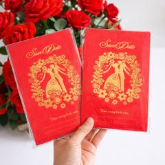 Thiệp mời ngày cưới truyền thống