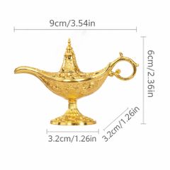 Mô hình Đèn Aladdin Mini Trang Trí Cao Cấp - Tượng Đồ Chơi Decor Phong Cách Cổ Điển Sang Trọng Làm Quà Tặng Độc Đáo