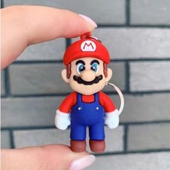 Bộ 5 Móc Khóa Nhân Vật Super Mario PVC Cho Cặp Sách