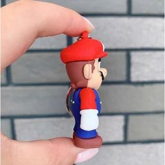Bộ 5 Móc Khóa Nhân Vật Super Mario PVC Cho Cặp Sách