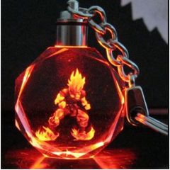 Móc khóa Songoku có đèn led đổi màu