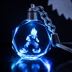 Móc khóa Songoku có đèn led đổi màu
