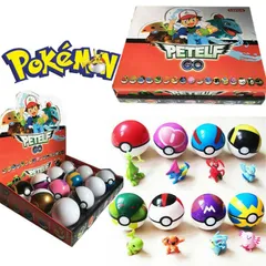 12 quả bóng pokemon đồ chơi ngộ nghĩnh dành cho bé