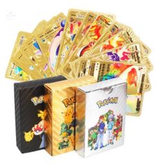Bộ 55 lá bài Pokemon ép kẽm